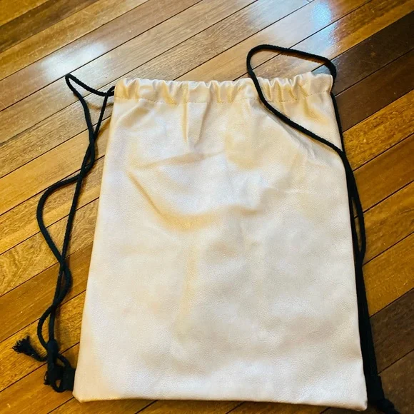 ANTONIO CORE DEPT Rose Gold Metallic Scrunch Backpack - Picture 2 of 7